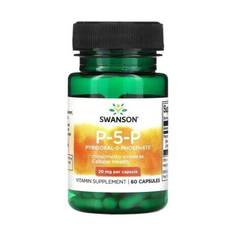 P-5-P Pyridoxal-5-Phosphate 20mg 60 capsule, Swanson